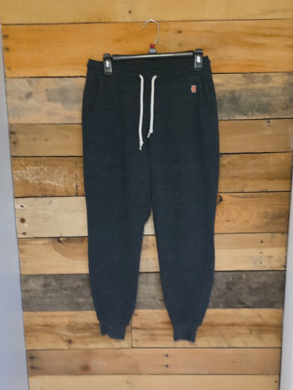 Homage Dark Charcoal Knit Joggers with Drawstring, Size M, FUC - Picture 1 of 2